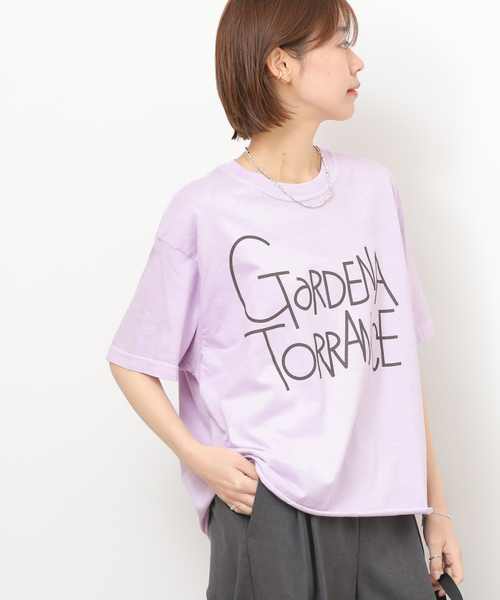 THE DAY ON THE BEACH（ザデイオンザビーチ）の「《追加》【THE DAY ON THE BEACH】カットオフTシャツ（Tシャツ/カットソー・レディース・ブラック系その他/グレー/ダークパープル/ホワイト/ブラウン・FREE）」の9枚目の写真