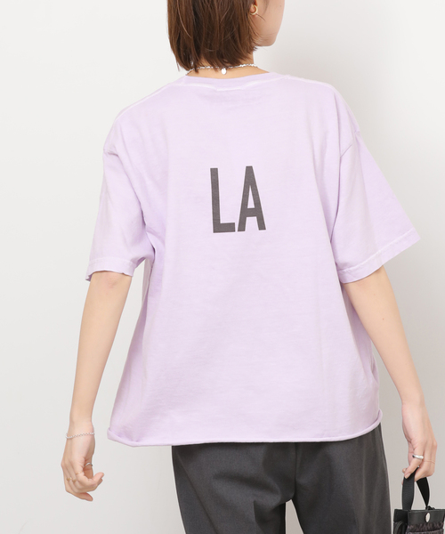 THE DAY ON THE BEACH（ザデイオンザビーチ）の「《追加》【THE DAY ON THE BEACH】カットオフTシャツ（Tシャツ/カットソー・レディース・ブラック系その他/グレー/ダークパープル/ホワイト/ブラウン・FREE）」の11枚目の写真