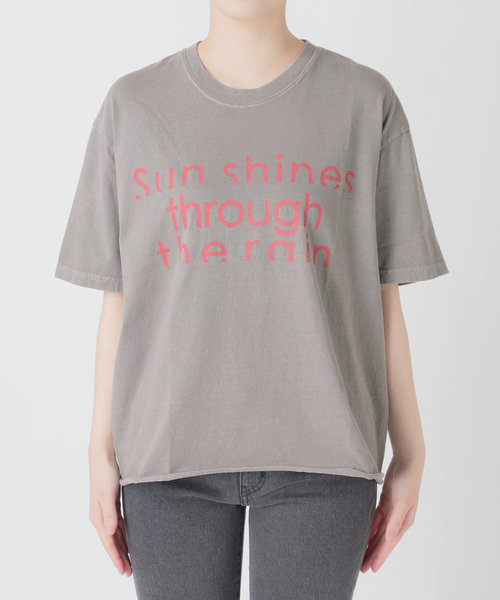 THE DAY ON THE BEACH（ザデイオンザビーチ）の「《追加》【THE DAY ON THE BEACH】カットオフTシャツ（Tシャツ/カットソー・レディース・ブラック系その他/グレー/ダークパープル/ホワイト/ブラウン・FREE）」の22枚目の写真