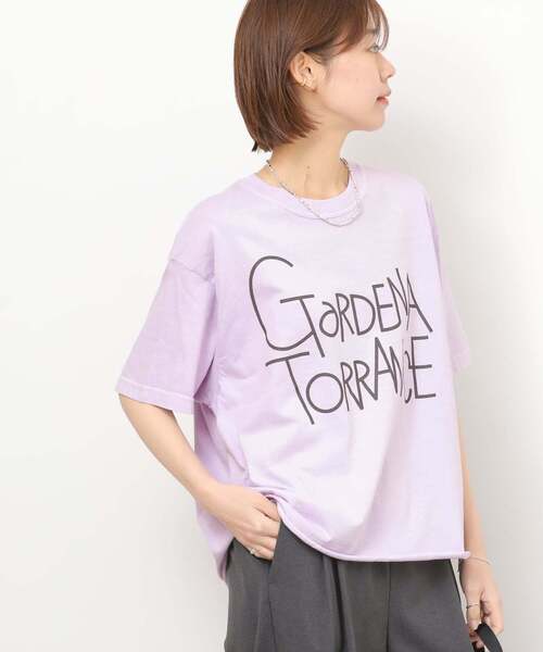THE DAY ON THE BEACH（ザデイオンザビーチ）の「《追加》別注【THE DAY ON THE BEACH】カットオフTシャツ（Tシャツ/カットソー・レディース・ブラック系その他/グレー/ダークパープル/ホワイト/ブラウン・FREE）」の19枚目の写真