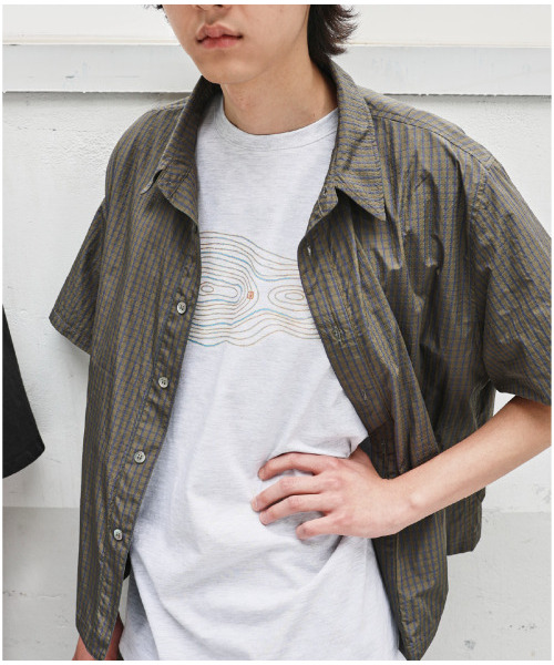 999HUMANITY(999ヒューマニティ)の「コウゾンハーフT(1%メランジグレー)(Tシャツ/カットソー・レディース・その他・1(S)/2(M)/3(L)/0(XS))」の2枚目の写真