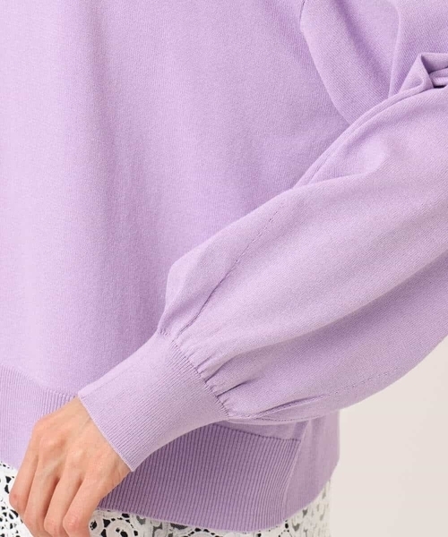 MK MICHEL KLEIN(エムケーミッシェルクラン)の「ハイゲージニット×裾レースタンクトップセット/洗える(ニット/セーター・レディース・ピンク/ラベンダー/ネイビー・38)」の20枚目の写真