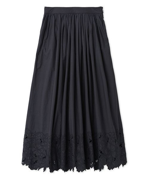 SNIDEL（スナイデル）の「エンブロイダリースカート（スカート・レディース・ピンク/ホワイト/ネイビー・1/0）」の3枚目の写真