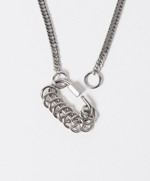 AIVER（アイバー）の「AIVER　サープラスカラビナネックレス（ネックレス・メンズ・シルバー・FREE）」の16枚目の写真