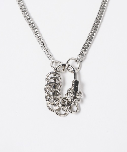 AIVER（アイバー）の「AIVER　サープラスカラビナネックレス（ネックレス・メンズ・シルバー・FREE）」の15枚目の写真