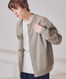 ABAHOUSE（アバハウス）の「ドライタッチ ペーパーライク クルーネックカーディガン（カーディガン/ボレロ）」