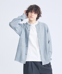 ABAHOUSE（アバハウス）の「ドライタッチ ペーパーライク クルーネックカーディガン（カーディガン/ボレロ）」