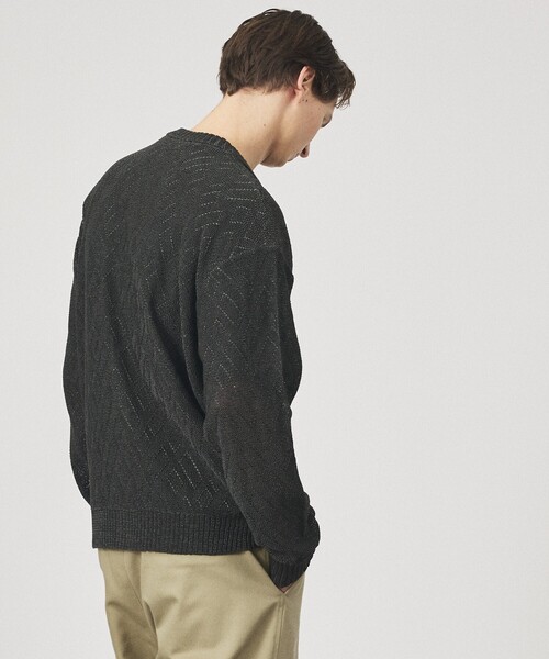 ABAHOUSE（アバハウス）の「ドライタッチ ペーパーライク クルーネックカーディガン（カーディガン/ボレロ・メンズ・ベージュ/ピンクベージュ/ブラック/グレー・46/48）」の17枚目の写真