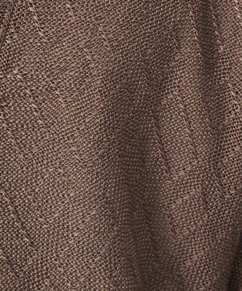 ABAHOUSE（アバハウス）の「ドライタッチ ペーパーライク クルーネックカーディガン（カーディガン/ボレロ・メンズ・ベージュ/ピンクベージュ/ブラック/グレー・46/48）」の22枚目の写真