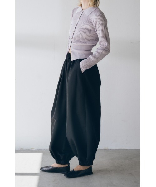 Muel Chic(ミュエルシック)の「Cova pants コヴァパンツ(その他パンツ・レディース・スカイブルー/ブラック/アイボリー・FREE)」の6枚目の写真
