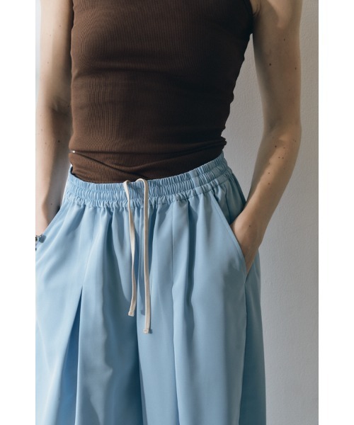 Muel Chic(ミュエルシック)の「Cova pants コヴァパンツ(その他パンツ・レディース・スカイブルー/ブラック/アイボリー・FREE)」の12枚目の写真