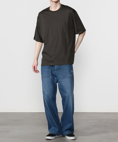 handvaerk(ハンドバーク)の「handvaerk | 60/2 クルーネックビッグポケットTシャツ SOLID MEN(Tシャツ/カットソー・メンズ・ブラック/ブラウン系その他/グレー系その他/ダークグレー/グリーン系その他/ホワイト/ホワイト系その他・L/M/S)」の17枚目の写真