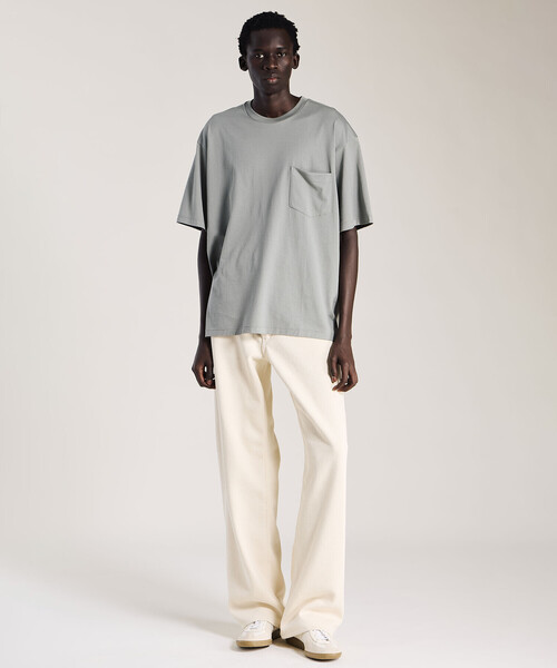 handvaerk(ハンドバーク)の「handvaerk | 60/2 クルーネックビッグポケットTシャツ SOLID MEN(Tシャツ/カットソー・メンズ・ブラック/ブラウン系その他/グレー系その他/ダークグレー/グリーン系その他/ホワイト/ホワイト系その他・L/M/S)」の20枚目の写真