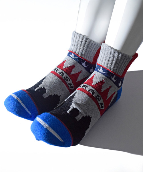 ALDIES(アールディーズ)の「Thrash Socks / スラッシュソックス(ソックス/靴下・メンズ・ブラウン/グレー・WOMENS)」の2枚目の写真