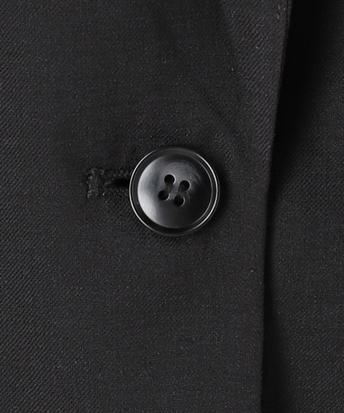 B.C STOCK（ベーセーストック）の「手洗い可 / ハーフスリーブジャケット（テーラードジャケット・レディース・ベージュ/ブラック・FREE）」の8枚目の写真