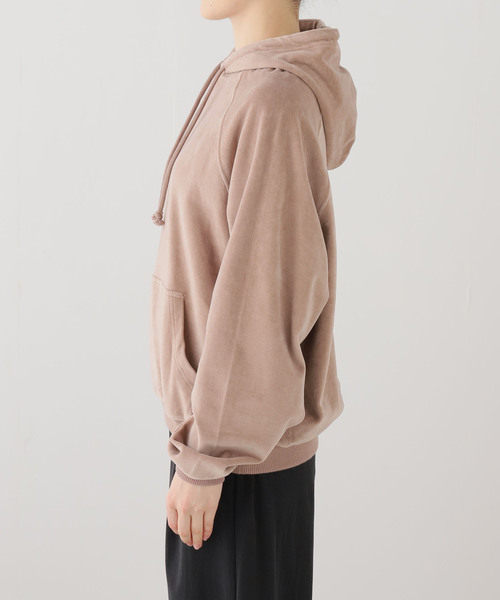 BASERANGE(ベースレンジ)の「【BASERANGE/ベースレンジ】PRE RIM RAGLAN HOODIE(Tシャツ/カットソー・レディース・ブラウン・X-SMALL)」の7枚目の写真
