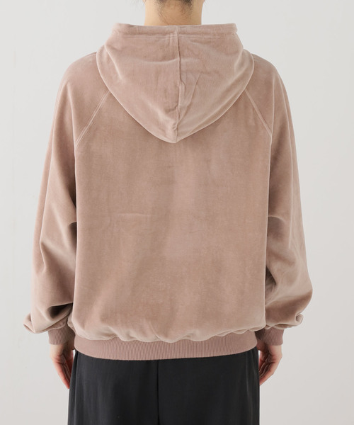 BASERANGE(ベースレンジ)の「【BASERANGE/ベースレンジ】PRE RIM RAGLAN HOODIE(Tシャツ/カットソー・レディース・ブラウン・X-SMALL)」の8枚目の写真