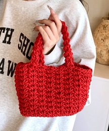 mebole（メボレ）の「編みかごハンドバッグ（ハンドバッグ）」