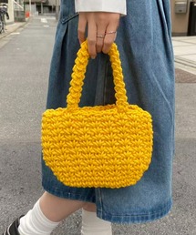 mebole（メボレ）の「編みかごハンドバッグ（ハンドバッグ）」