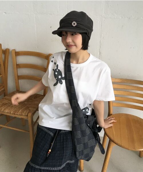 BAUF（バウフ）の「ヴィンテージチェックスカート [ネイビー]（スカート・レディース・その他・FREE）」の7枚目の写真