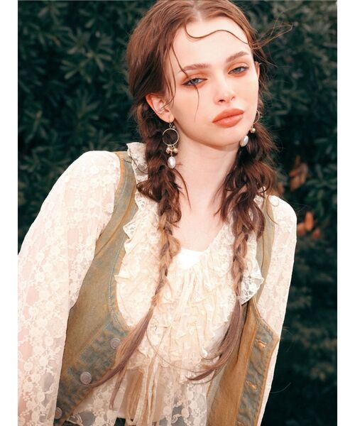 EVRIS（エヴリス）の「PEARL MOTIF ピアス（ピアス（両耳用）・レディース・シルバー/ゴールド・FREE）」の11枚目の写真