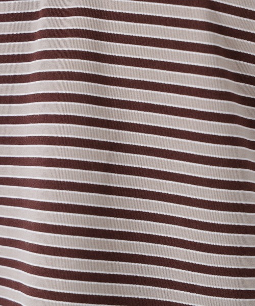 N.(N. Natural Beauty Basic)(エヌエヌナチュラルビューティーベーシック)の「【STAR & STRIPE】ボーダーポロシャツ(ポロシャツ・レディース・ピンク系その他2/ブルー系その他2/ブラウン系その他・FREE)」の15枚目の写真