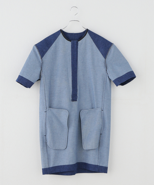 IENA（イエナ）の「BOWTE/バウト DENIM MINMUM DRESS ワンピース 261-09-0001（ワンピース・レディース・ブルー・38）」の6枚目の写真