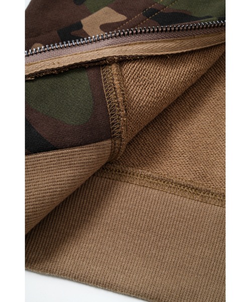 SupBaby by SUPPLIER(サプベイビーバイサプライヤー)の「ジップフーディ|Baby Cross Zip Hoodie - Tight Fit |SupBaby by SUPPLIER(パーカー・レディース・ライトピンク/ブラック/グリーン系カモフラージュ・ONE SIZE)」の12枚目の写真