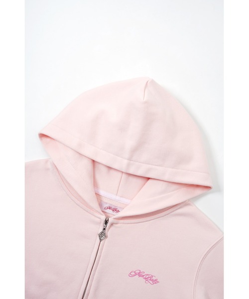 SupBaby by SUPPLIER(サプベイビーバイサプライヤー)の「ジップフーディ|Baby Cross Zip Hoodie - Tight Fit |SupBaby by SUPPLIER(パーカー・レディース・ライトピンク/ブラック/グリーン系カモフラージュ・ONE SIZE)」の17枚目の写真