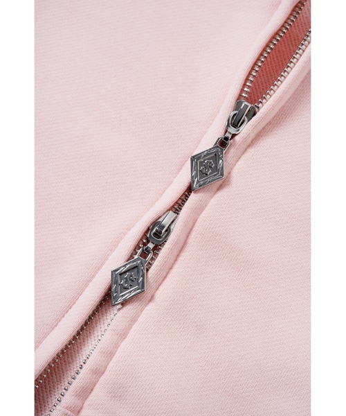 SupBaby by SUPPLIER(サプベイビーバイサプライヤー)の「ジップフーディ|Baby Cross Zip Hoodie - Tight Fit |SupBaby by SUPPLIER(パーカー・レディース・ライトピンク/ブラック/グリーン系カモフラージュ・ONE SIZE)」の18枚目の写真