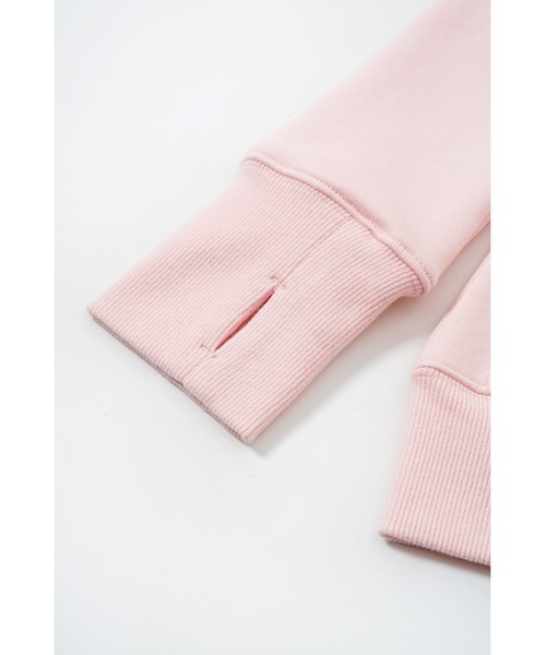 SupBaby by SUPPLIER(サプベイビーバイサプライヤー)の「ジップフーディ|Baby Cross Zip Hoodie - Tight Fit |SupBaby by SUPPLIER(パーカー・レディース・ライトピンク/ブラック/グリーン系カモフラージュ・ONE SIZE)」の20枚目の写真