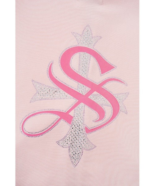 SupBaby by SUPPLIER(サプベイビーバイサプライヤー)の「ジップフーディ|Baby Cross Zip Hoodie - Tight Fit |SupBaby by SUPPLIER(パーカー・レディース・ライトピンク/ブラック/グリーン系カモフラージュ・ONE SIZE)」の16枚目の写真