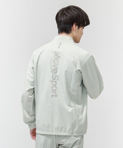MoveSport（ムーブスポーツ）の「【別注】ムーブスポーツ  クロススタンドジャケット 限定コラボ（ナイロンジャケット・メンズ・ダークブルー/グレー/カーキ・L/LL/3L/M）」の7枚目の写真