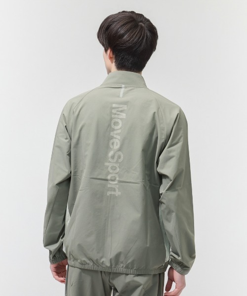 MoveSport（ムーブスポーツ）の「【別注】ムーブスポーツ  クロススタンドジャケット 限定コラボ（ナイロンジャケット・メンズ・ダークブルー/グレー/カーキ・L/LL/3L/M）」の6枚目の写真