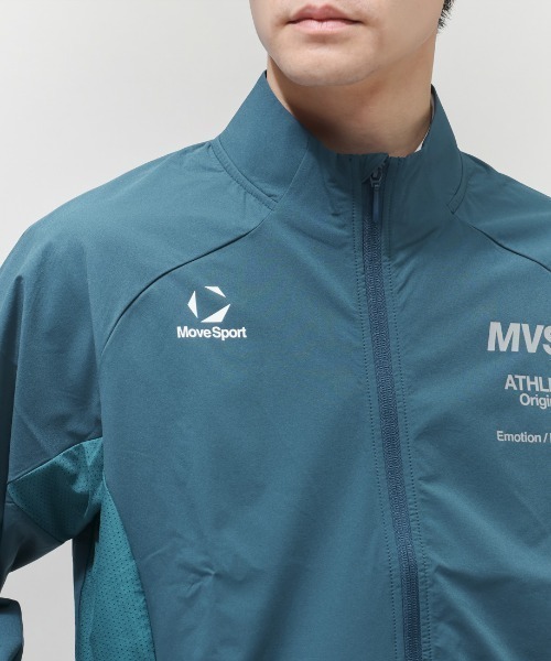 MoveSport（ムーブスポーツ）の「【別注】ムーブスポーツ  クロススタンドジャケット 限定コラボ（ナイロンジャケット・メンズ・ダークブルー/グレー/カーキ・L/LL/3L/M）」の12枚目の写真