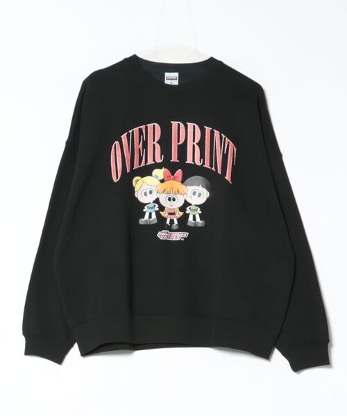 over print(オーバープリント)の「overprint/オーバープリント/The Powerpuff Galver:2sweat(スウェット・レディース・ブラック・XL/L/M)」の11枚目の写真