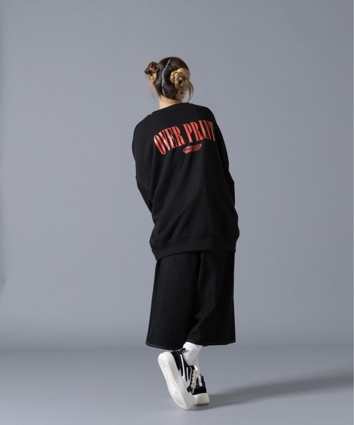 over print(オーバープリント)の「overprint/オーバープリント/The Powerpuff Galver:2sweat(スウェット・レディース・ブラック・XL/L/M)」の9枚目の写真