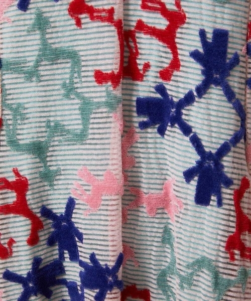 Jocomomola（ホコモモラ）の「Caballerias アニマルジャカードシアーワンピース（ワンピース・レディース・ダークインディゴブルー/ライトピンク・40）」の11枚目の写真