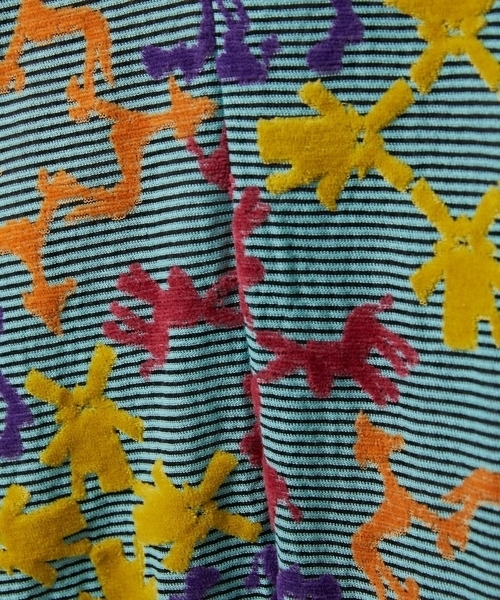 Jocomomola（ホコモモラ）の「Caballerias アニマルジャカードシアーワンピース（ワンピース・レディース・ダークインディゴブルー/ライトピンク・40）」の3枚目の写真