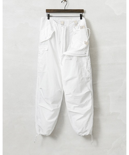 MILITARY(ミリタリー)の「実物 新品 デッドストック 米軍 スノーカモ オーバーパンツ カーゴポケット付き(カーゴパンツ・メンズ・ホワイト・S-Regular)」の4枚目の写真