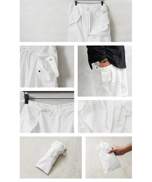 MILITARY(ミリタリー)の「実物 新品 デッドストック 米軍 スノーカモ オーバーパンツ カーゴポケット付き(カーゴパンツ・メンズ・ホワイト・S-Regular)」の10枚目の写真