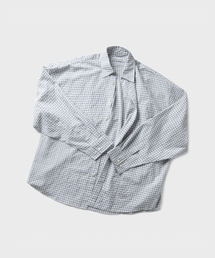 BRANDED（ブランデッド）の「SQUARE OVERSIZED CHECK SHIRT [WHITE BLUE]（シャツ/ブラウス）」