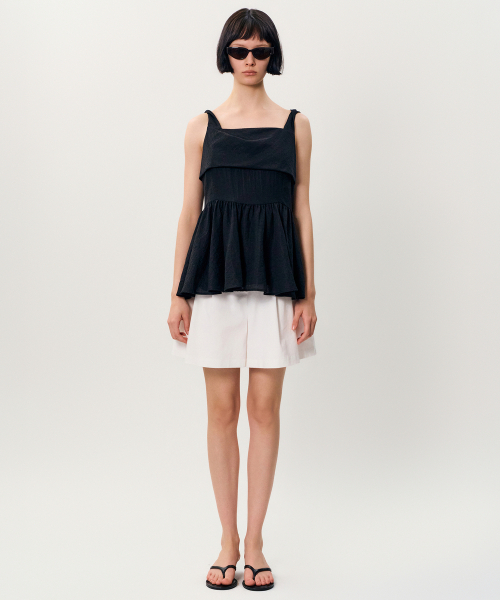 MAYVERU(メイバーユー)の「weena sleeveless blouse _ Black(シャツ/ブラウス・レディース・その他・FREE)」の3枚目の写真
