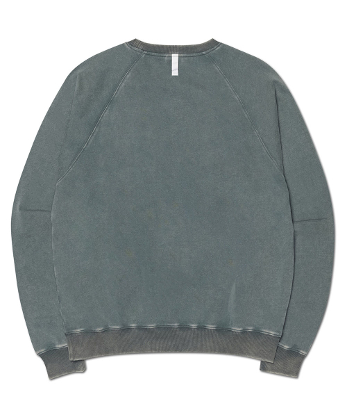 NOMANUAL(NOMANUAL)の「UNREFINED EMBLEM RAGLAN SWEATSHIRT - WASHED GRAY(スウェット・レディース・その他・MEDIUM/LARGE/SMALL/X-LARGE)」の4枚目の写真