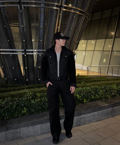 KALAPATTHAR(カラパタール)の「BELTED SIGNATURE WIDE CARGO PANTS - BLACK(その他パンツ・メンズ・その他・LARGE/MEDIUM)」の9枚目の写真