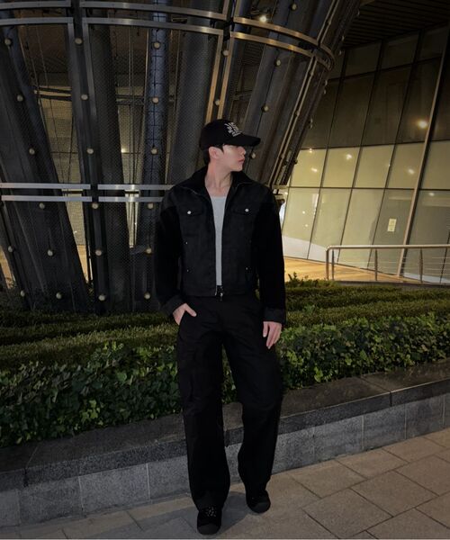 KALAPATTHAR(カラパタール)の「BELTED SIGNATURE WIDE CARGO PANTS - BLACK(その他パンツ・メンズ・その他・LARGE/MEDIUM)」の10枚目の写真