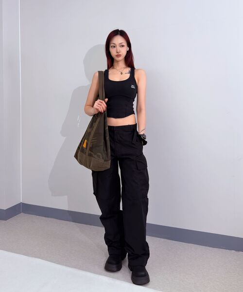 KALAPATTHAR(カラパタール)の「BELTED SIGNATURE WIDE CARGO PANTS - BLACK(その他パンツ・メンズ・その他・LARGE/MEDIUM)」の12枚目の写真