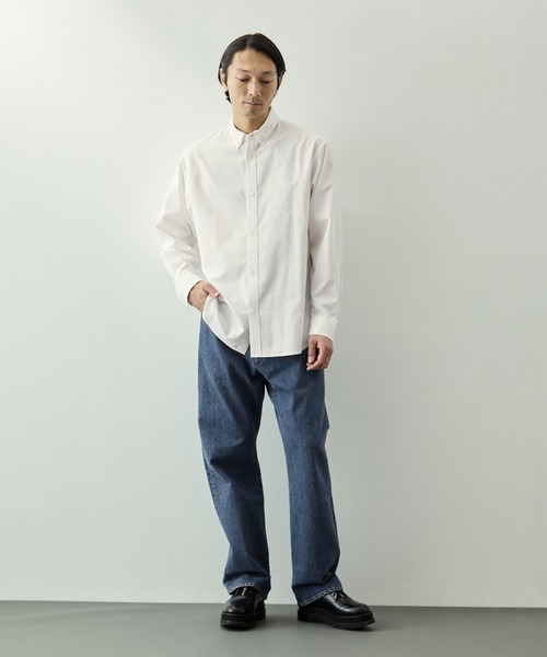 KEY TIMEZ(キータイムズ)の「【KEY TIMEZ/キータイムズ】ハイツイストOX BDシャツ(シャツ/ブラウス・メンズ・ホワイト/サックスブルー・1/2/3)」の11枚目の写真