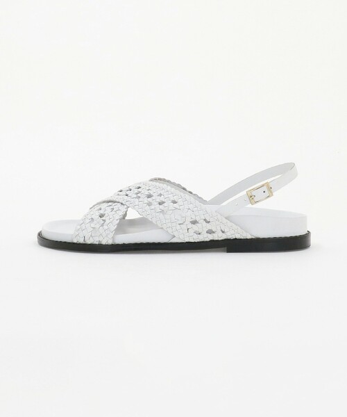 Steven Alan(スティーブンアラン)の「<Steven Alan>メッシュ クロス サンダル(サンダル・レディース・ブラック/ホワイト・39/37/38/36)」の1枚目の写真