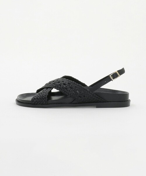 Steven Alan(スティーブンアラン)の「<Steven Alan>メッシュ クロス サンダル(サンダル・レディース・ブラック/ホワイト・39/37/38/36)」の2枚目の写真